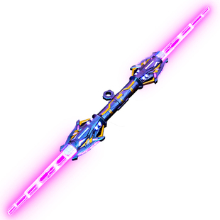 雷鸣权杖雷腾七彩灯光双头双刃伸缩激光剑儿童玩具刀发光宝剑男孩