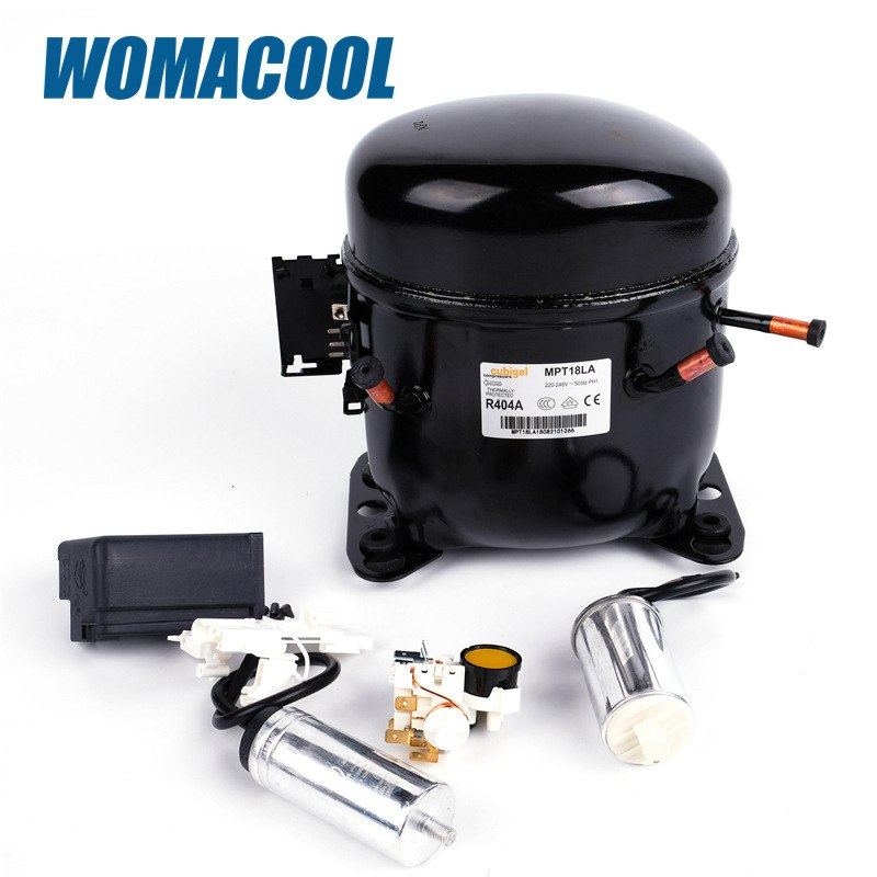 原装西班牙酷冰Cubigel MPT18LA低背压展示柜R404A冰箱压缩机