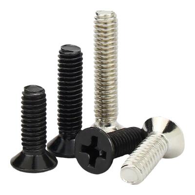 加硬碳钢KM十字沉头沉头螺丝