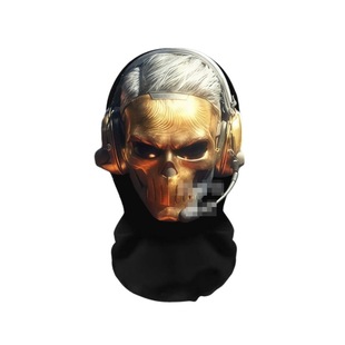 蚀金玫瑰面具三角洲行动头套威龙游戏周边塞伊德网纱党恶搞cs面罩