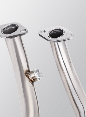 摩托车踏板车 GY6改装 125不锈钢全段150排气管套装 51mm口径通用