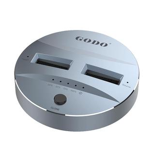 GODOM.2固态硬盘盒双协议m2双盘位底座nvme外接USB转SATA拷贝克隆