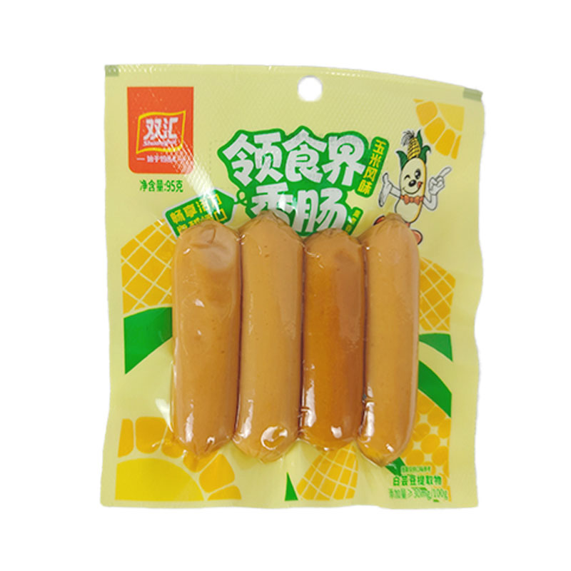 双汇领食界香辣玉米即食火腿肠