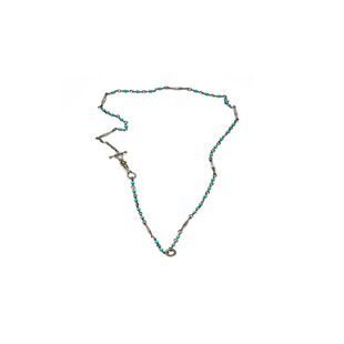 Arthur.k原创设计本手工天然矿石925银男女天然松石项链高级感