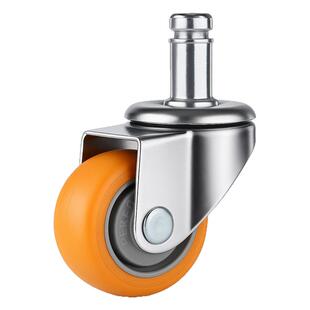 脚轮万向轮带刹车耐磨滑轮尼龙电脑椅小轱辘办公座椅老板椅大工凳