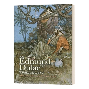 英文原版 An Edmund Dulac Treasury 埃德蒙·杜拉克装饰插画集 英文版 进口英语原版书籍