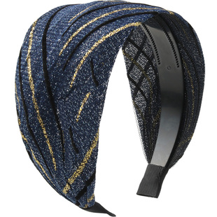 带齿防滑发箍宽边头箍女洗脸遮盖成人遮白发头顶压发发带发卡头饰