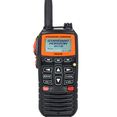 hx210e手持式可漂浮船台对讲机