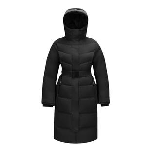 [商场同款]森马中国国家地理系列鹅绒冲锋衣羽绒服女长款过膝寒冬