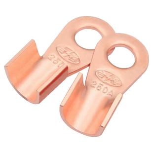 OT国标紫铜开口鼻铜鼻子接线端子3A /100A平方线鼻子电瓶电线接头
