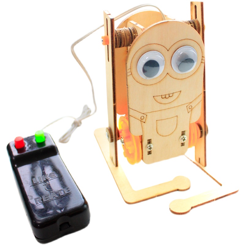 diy科技小制作行走机器人遥控走路儿童小学生科学小手工实验材料