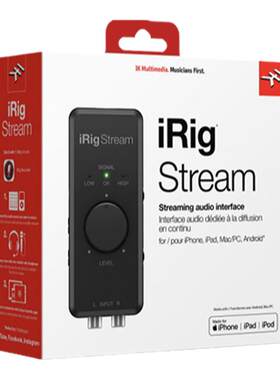 IKiRigStream手机直播声卡电脑