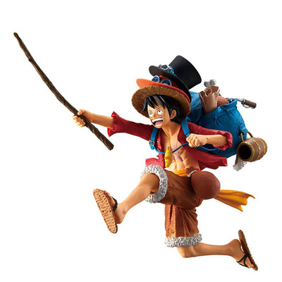 日版现货海贼王路飞艾斯萨博兄弟