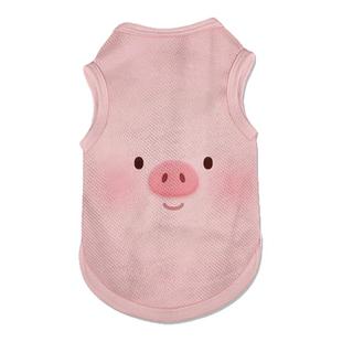 NASA联名LULU猪粉色小猪宠物背心狗狗猫咪衣服大中小型防掉毛泰迪