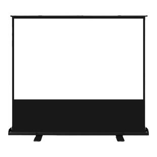 投影幕布地拉式投影仪幕布100寸幕布投影家用投影布 投屏幕高清光子抗光幕布地拉幕布手动升降可移动地升幕布