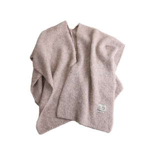 新年气象~750g超厚羊毛披肩保暖冬季围巾两用高级感大尺寸斗篷女