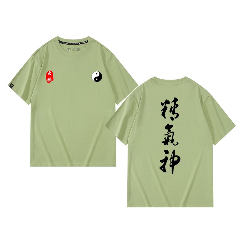 休闲宽松纯棉情侣短袖