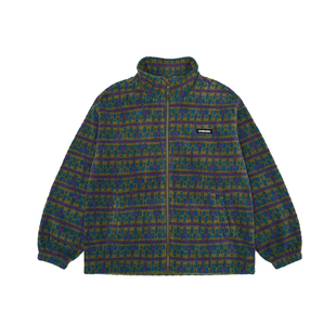 VISION KIDS 童装男女儿童同款美式复古立领保暖摇粒绒秋冬外套