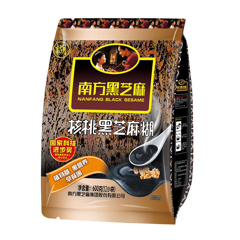 南方核桃味黑芝麻糊600g即食冲饮