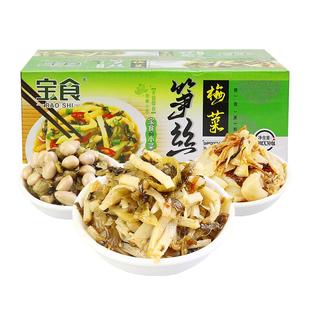 宝食梅菜笋丝30包花生金针菇脆笋下饭菜酱菜腌咸菜雪菜泡菜榨菜片