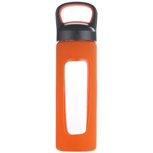 富光玻璃杯520ML提手便携水杯创意带盖过滤办公杯子 男女车载茶杯