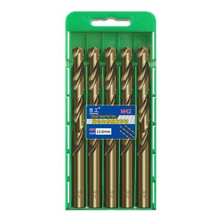 高含钴直柄麻花钻头套装大全多功能不锈钢专用电钻打孔钻特硬M42