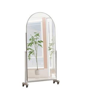 全身镜可移动落地镜服装店穿衣镜显瘦卧室家用试衣镜子舞蹈镜