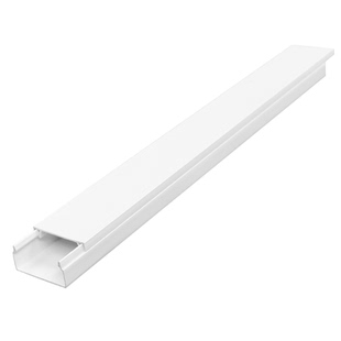 PVC线槽明装塑料自粘带背胶免钉方形卡扣布隐形装饰穿电缆网线槽