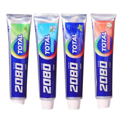 爱敬2080牙膏去渍清新口气护龈