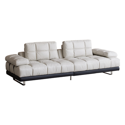 EVITAHome意式轻奢油蜡皮沙发