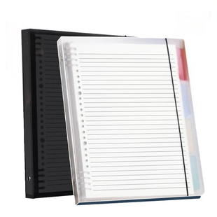 活页笔记本a4可拆卸金属扣环替芯换纸a5外壳高颜值b5初中生专用考研超厚大容量不硌手可换页高中硬壳空白网格