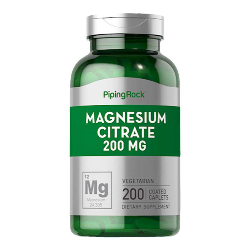 200粒 美国进口朴诺柠檬酸镁片补充剂补镁片鳌合镁抽动症儿童成人