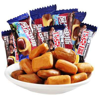 阿尔卑斯500g散装批发夹心太妃糖