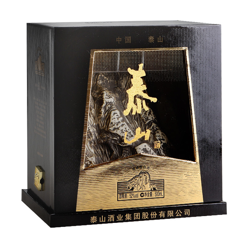 泰山牌浓香型白酒52度头天500mL