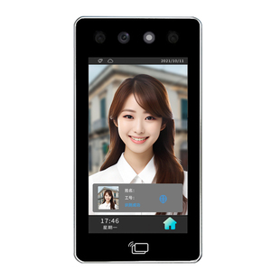 人脸识别门禁密码锁刷脸考勤机IC刷卡电控磁力锁IC门禁系统一体机