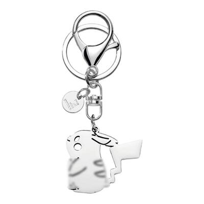 皮卡丘钛钢钥匙扣周边挂件学生