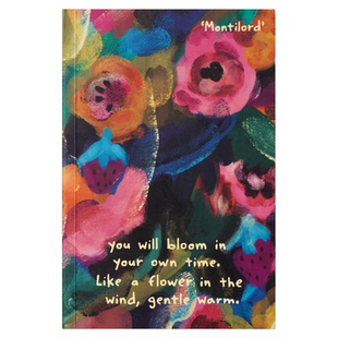 『Montilord』厚笔记本A5B5横线空白厚纸繁花PLUS记事本护眼高效简约防水平摊顺滑好写厚本ins风油画风高颜值