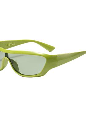 欧美朋克连体嘻哈墨镜男女高级感