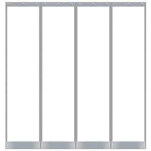 门帘隔断帘店铺商用空调帘防冷气磁吸透明挡风防风pvc塑料软门帘