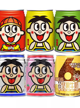 旺仔牛奶245ml6口味经典组合