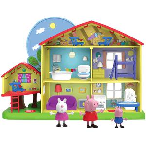 小猪佩奇过家家玩具屋仿真别墅房子乔治公仔套装3岁儿童圣诞礼物