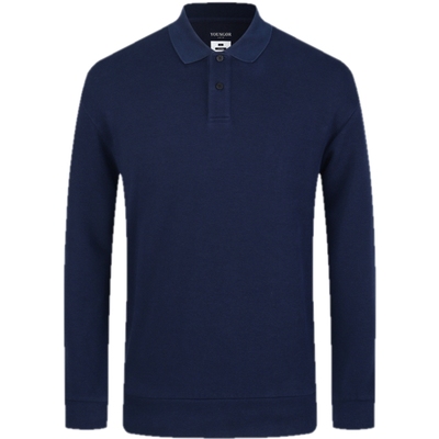 雅戈尔长袖商务男士POLO