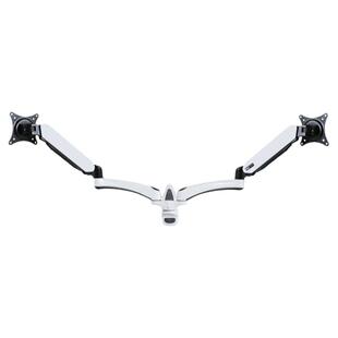 双屏显示器支架旋转墙面电脑显示屏幕挂架升降伸缩液晶壁挂 支架