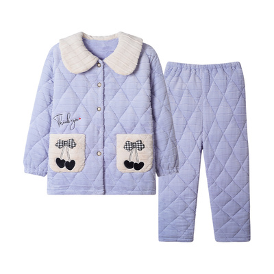 睡衣女款2025新款小个子冬加厚