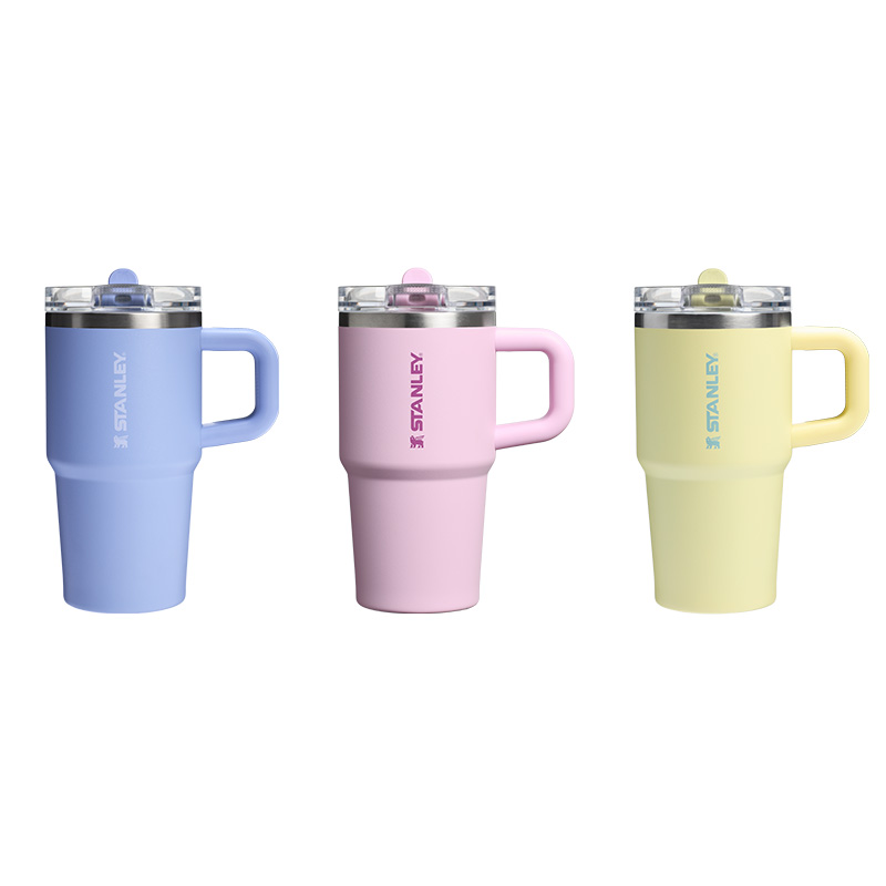 【新品】STANLEY迷你吸管杯Pro居家車載時(shí)尚密封防漏杯保溫吸管杯