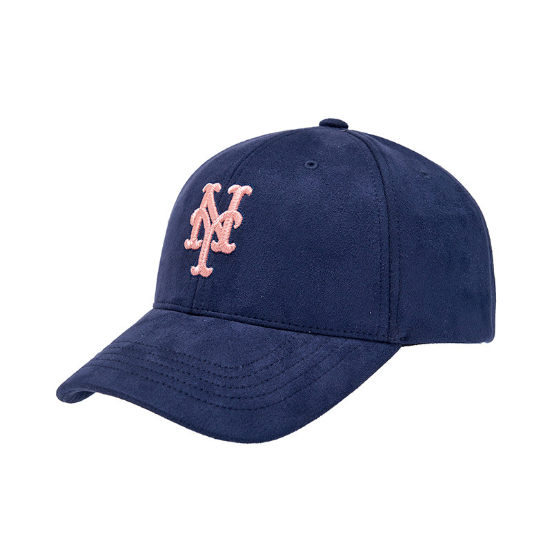 MLB男女NY刺绣仿麂皮绒棒球帽