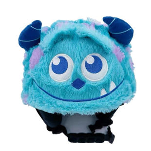 滑雪头盔装饰帽套单双板电瓶车雪盔罩女可爱儿童耳朵毛绒装饰配件