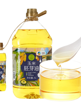 中粮初萃玉米胚芽油非转基因5L+