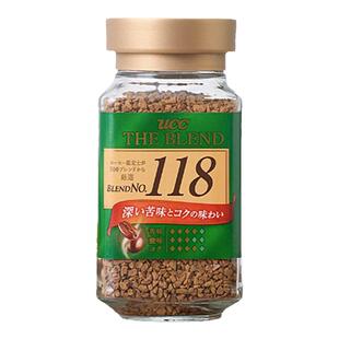年货日本进口UCC113/118冻干速溶纯黑咖啡粉0蔗糖90g瓶装提神冲饮