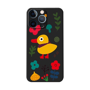 一朶午荷苹果17air/16手机壳iPhone8plus硅胶13小黄鸭12卡通max可爱11Pro全包xr/15Pro/14